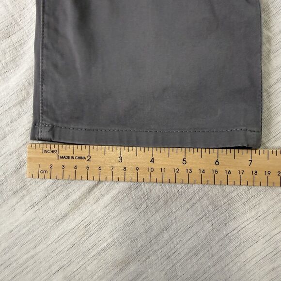 AG Adriano Goldschmied Everett Slim Straight Pants Gray Chinos Mens 34 - Picture 16 of 16